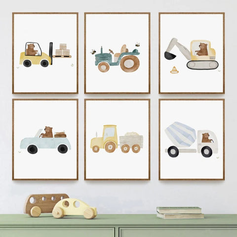 Wall Art Prints for Children Room Decor