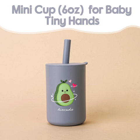 Silicone Baby Feeding Straw Cup AEB0001-19