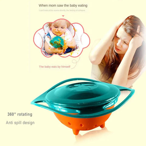 360-Degree Rotating Baby Bowl