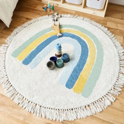 Machine Washable Round Carpet