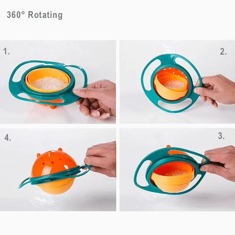 360-Degree Rotating Baby Bowl