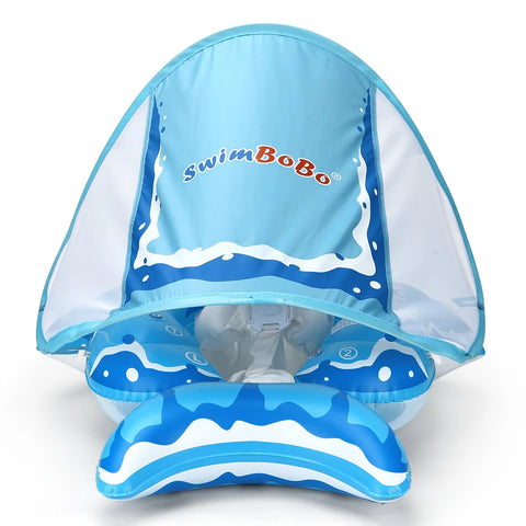 Inflatable Shark Shape Swimming Ring for Kids