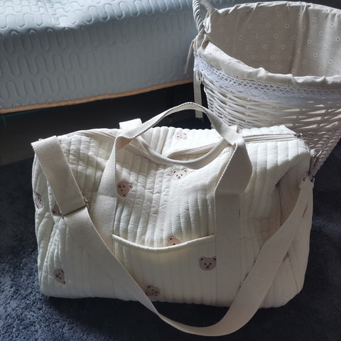 Large Quilted Maternity/Nappy Bag for Mum and Baby