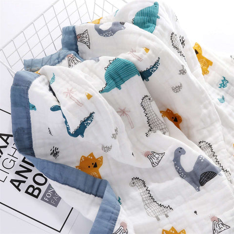 6-Layered Cotton Style Baby Muslin | Baby Blankets