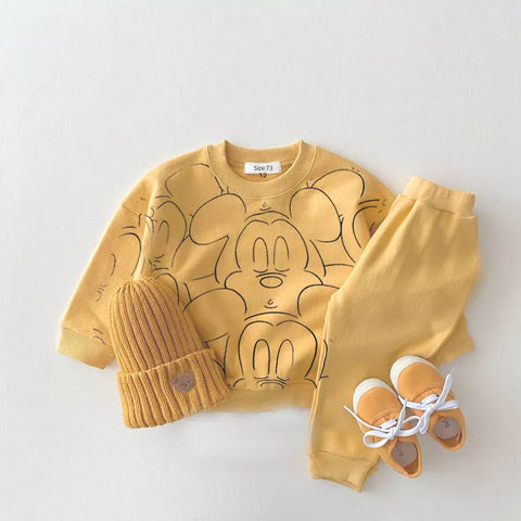 Trendy Baby Boy Clothing Set Yellow