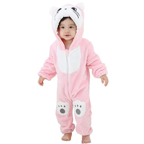 Soft Baby Animal Romper New Cat