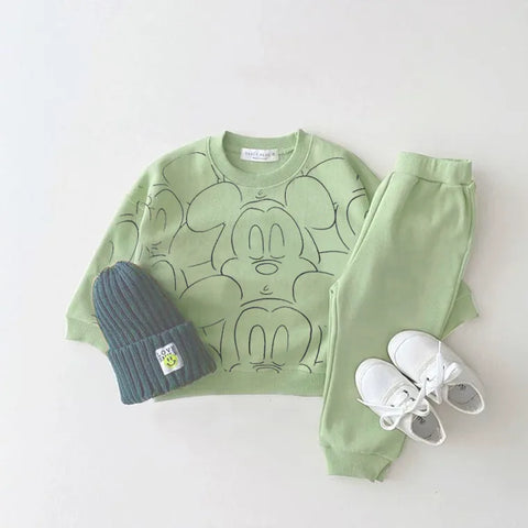 Trendy Baby Boy Clothing Set Green