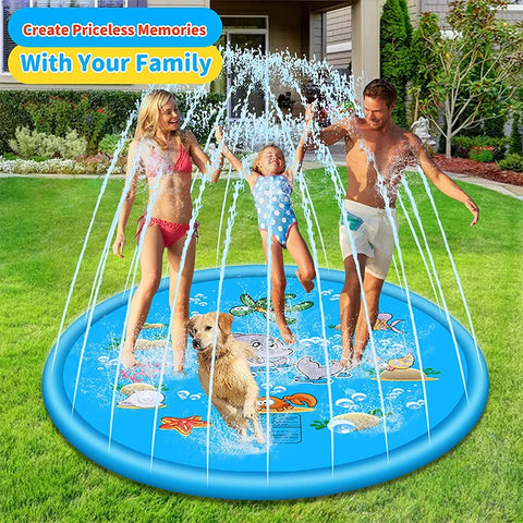 Round Sprinkle & Splash Water Play Mat