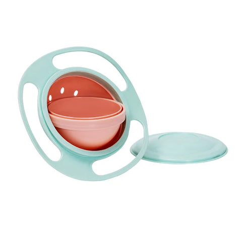 360-Degree Rotating Baby Bowl mint