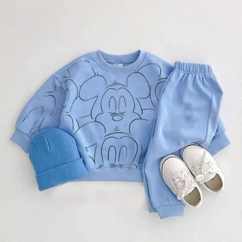 Trendy Baby Boy Clothing Set Blue