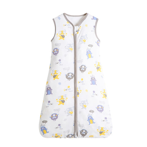 New-Born Baby Sleeping Bag/Suit White Monster L(85cm)