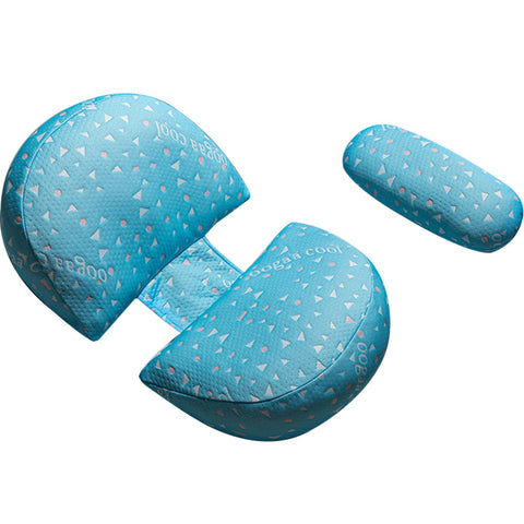 U-Shaped Waist Maternity Pillow Blue